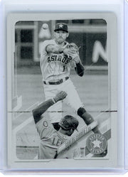 Carlos Correa 2021 Topps Series 1 Printing Plate Black #'d 1/1