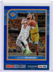 Jalen Brunson 2024-25 Panini NBA Hoops Premium Blue #'d 37/49