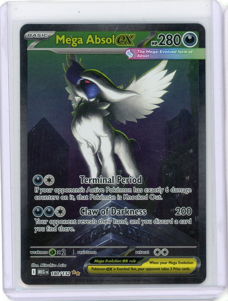 Mega Absol ex 2025 Pokemon Mega Evolution Special Illustration rare #180/132