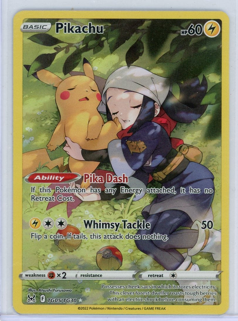 Pikachu Pokémon Lost Origin Trainer Gallery #TG05/TG30