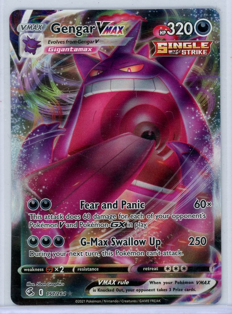 Gengar VMAX Pokémon Fusion Strike #157/264