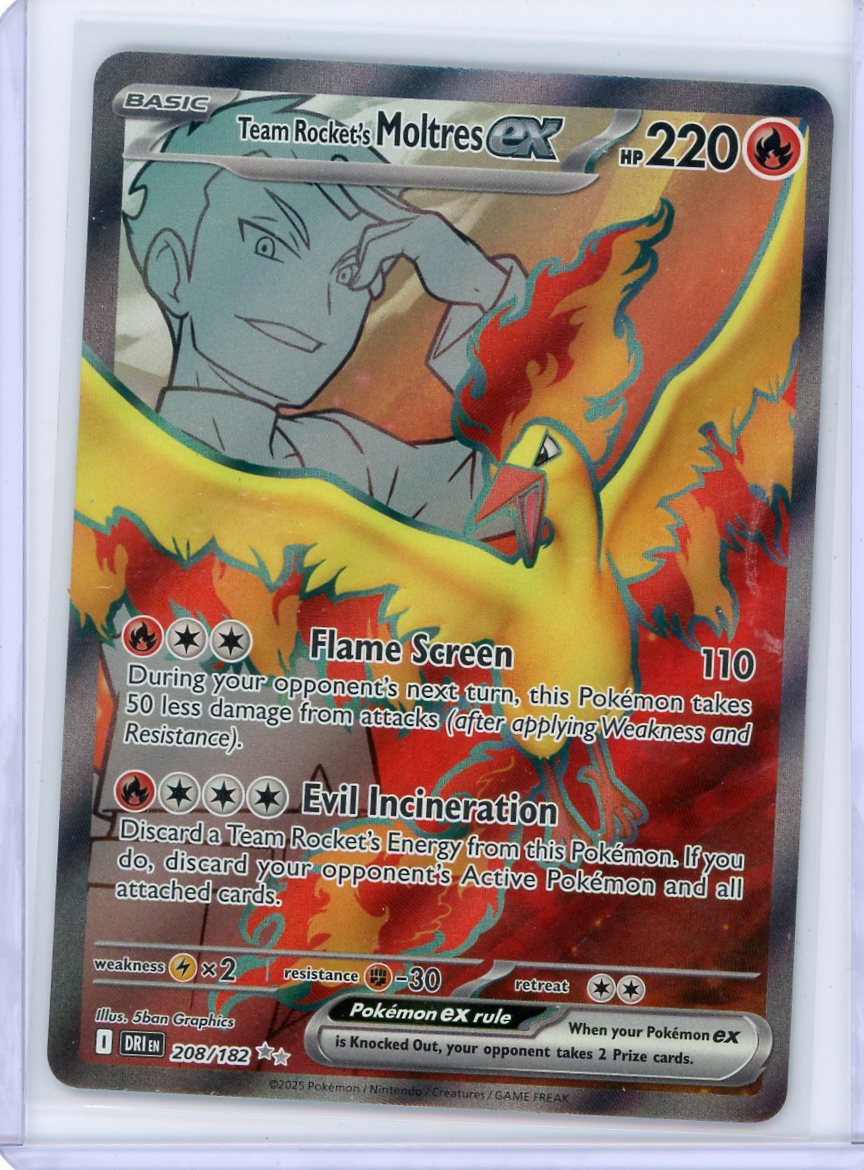 Team Rocket's Moltres ex - 208/182 - SV10: Destined Rivals
