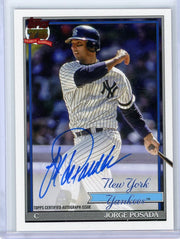 Jorge Posada 2026 Topps Series 1 1991 Autograph