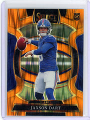 Jaxson Dart 2025 Panini Select Orange Shock RC #'d 391/499