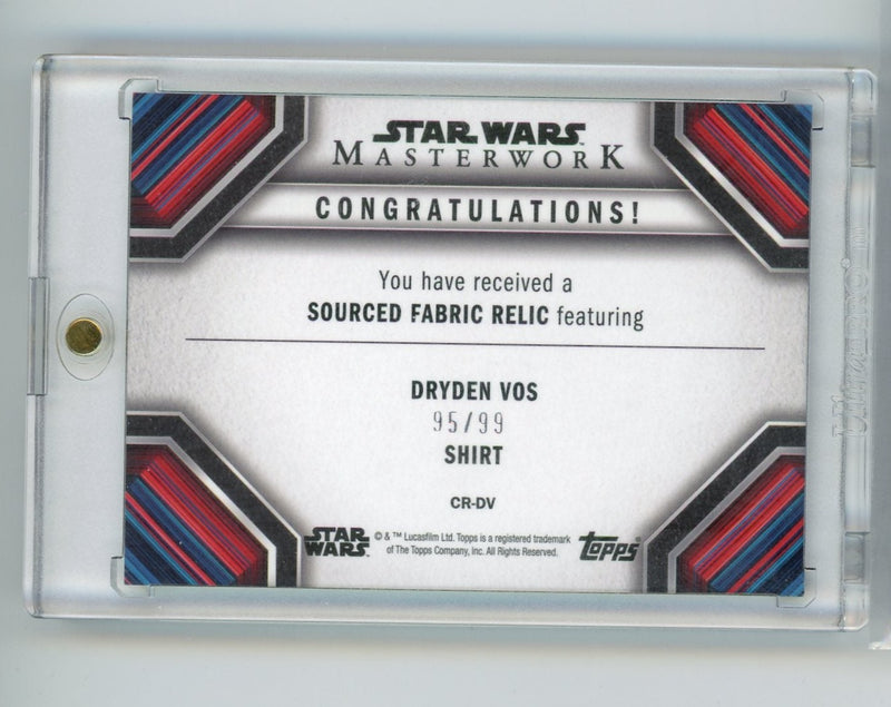 Dryden Vos 2022 Star Wars Masterwork fabric relic green 