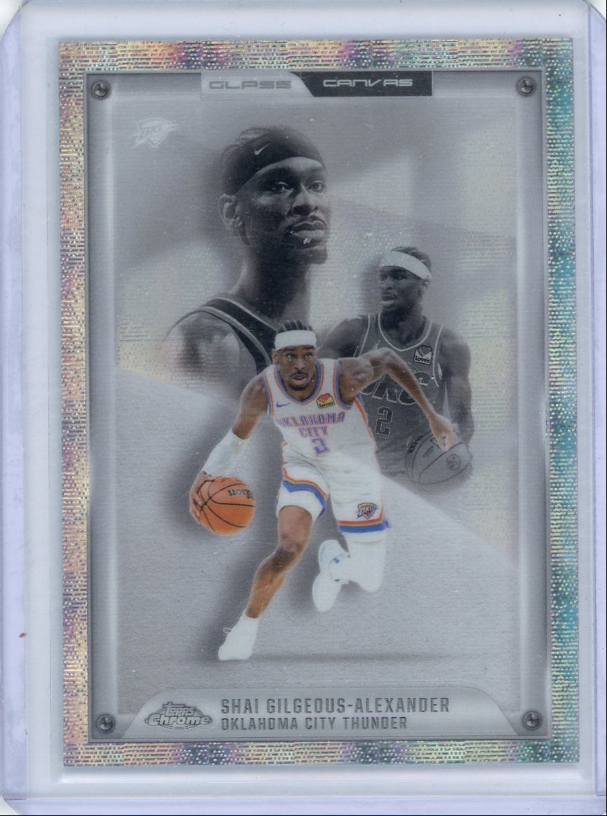 Shai Gilgeous-Alexander 2025-26 Topps Chrome Glass Canvas #GC-4
