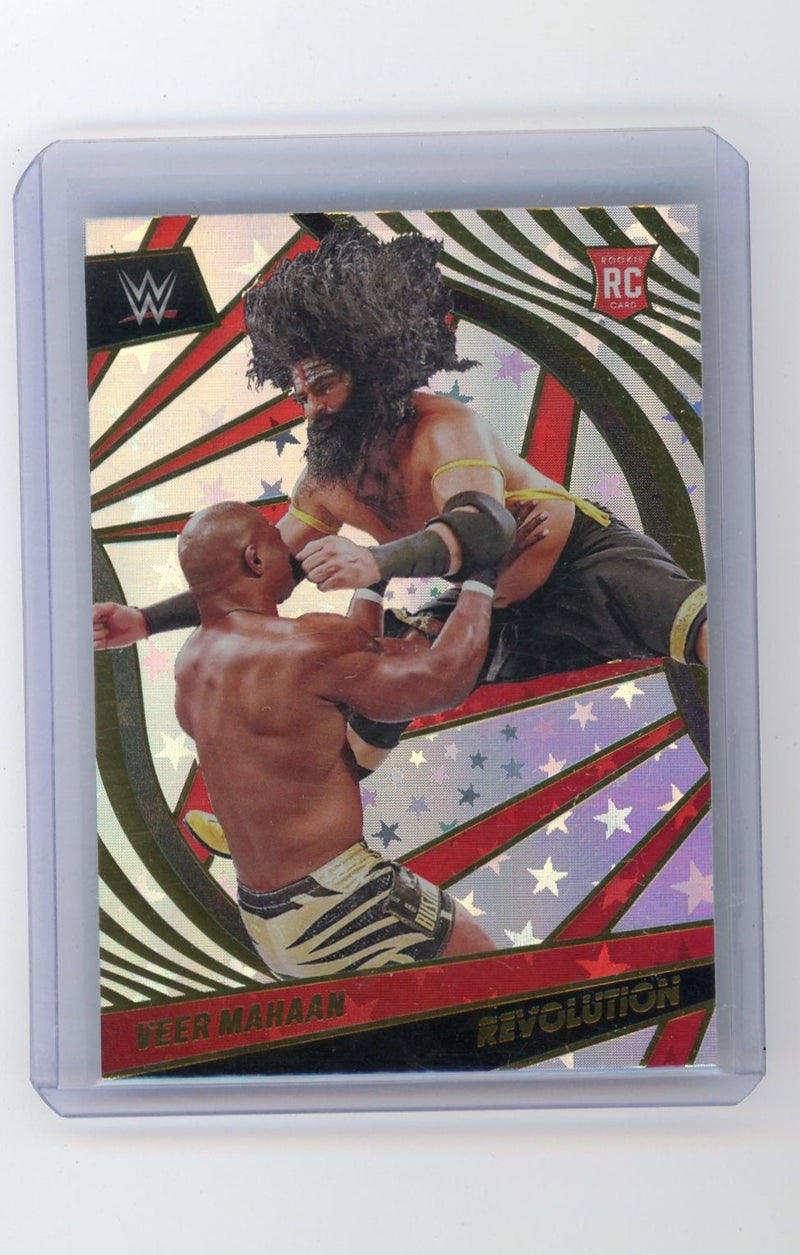 Veer Mahaan 2022 Panini Revolution WWE astro rookie card