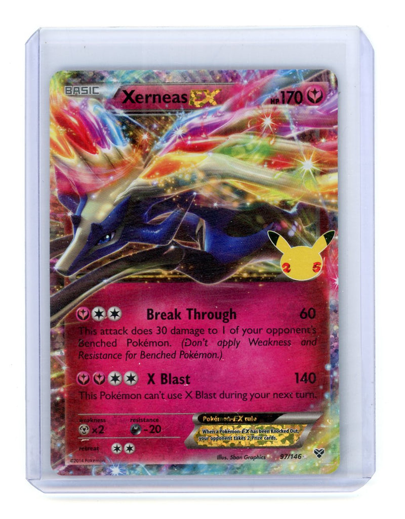 Xerneas EX 2020 Pokemon Celebrations 2014 Pokemon rare holo 97/146