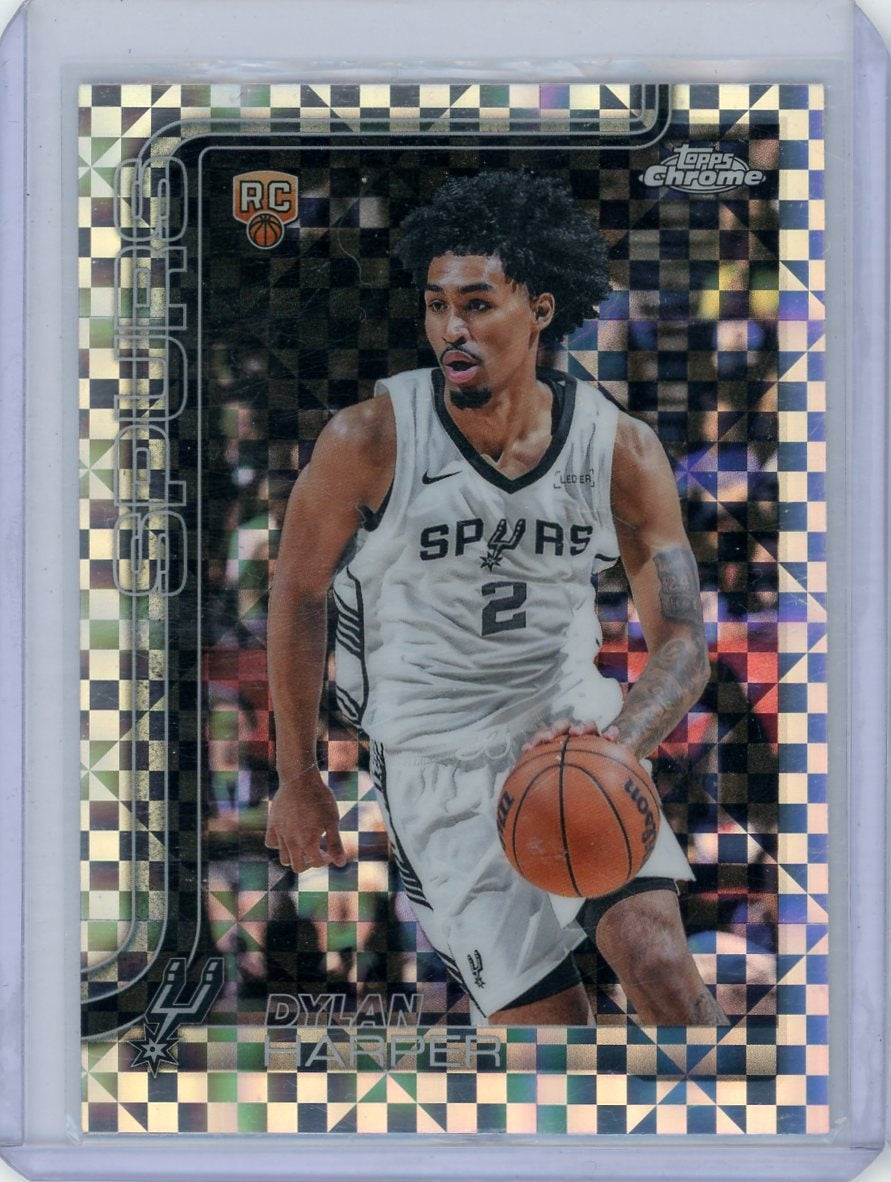 Dylan Harper 2025-26 Topps Chrome X-Fractor