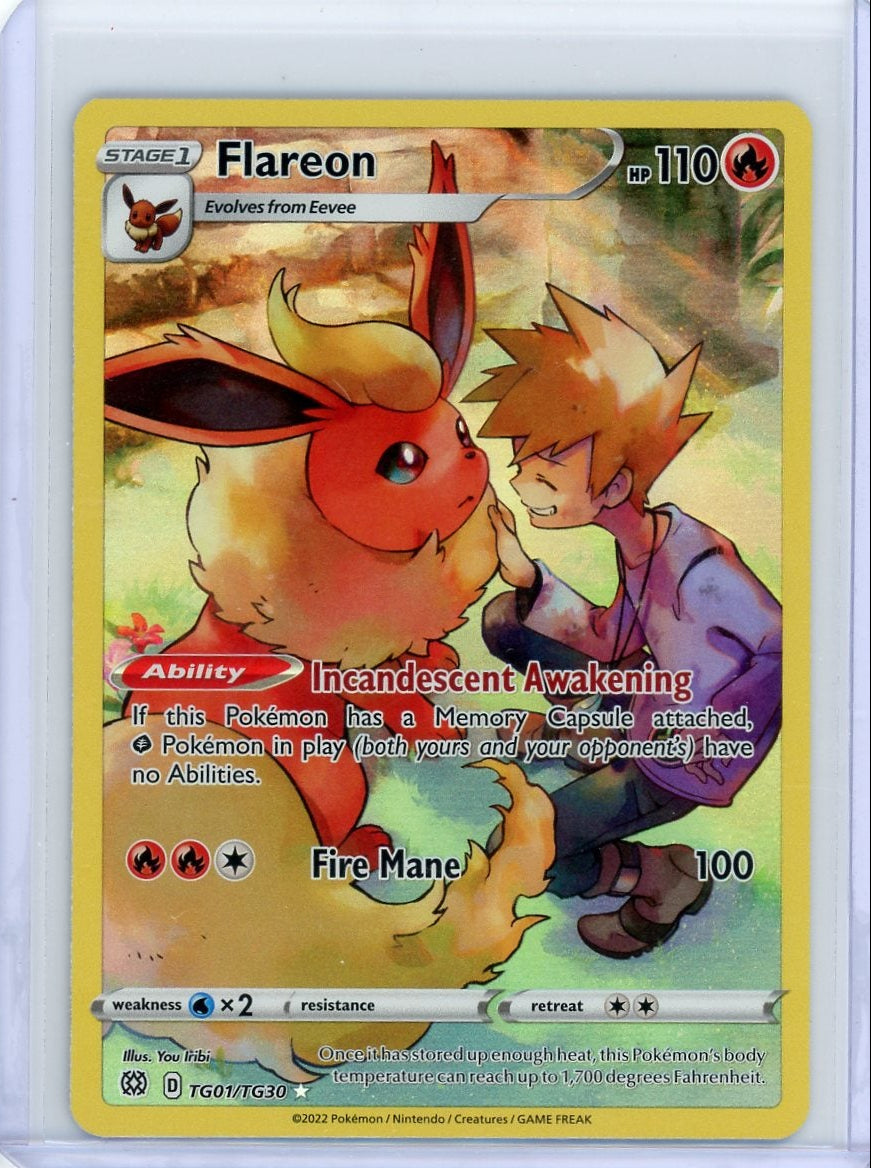 Flareon Pokémon Brilliant Stars Trainer Gallery #TG01/TG30