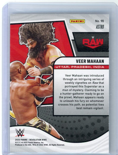 Veer Mahaan 2022 Panini Revolution WWE astro rookie card