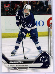 Gavin McKenna 1st Hat-Trick Topps #3