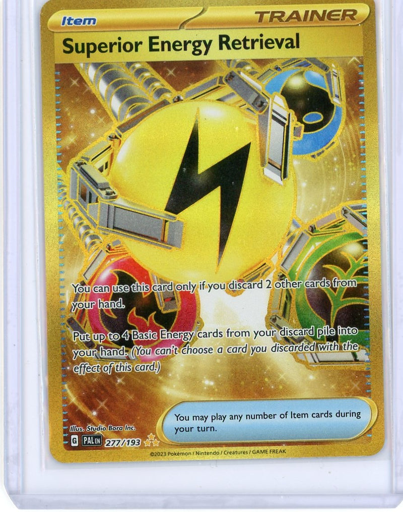 Superior Energy Retrieval 2023 Pokémon Paldea Evolved lucky gold holo 277/193
