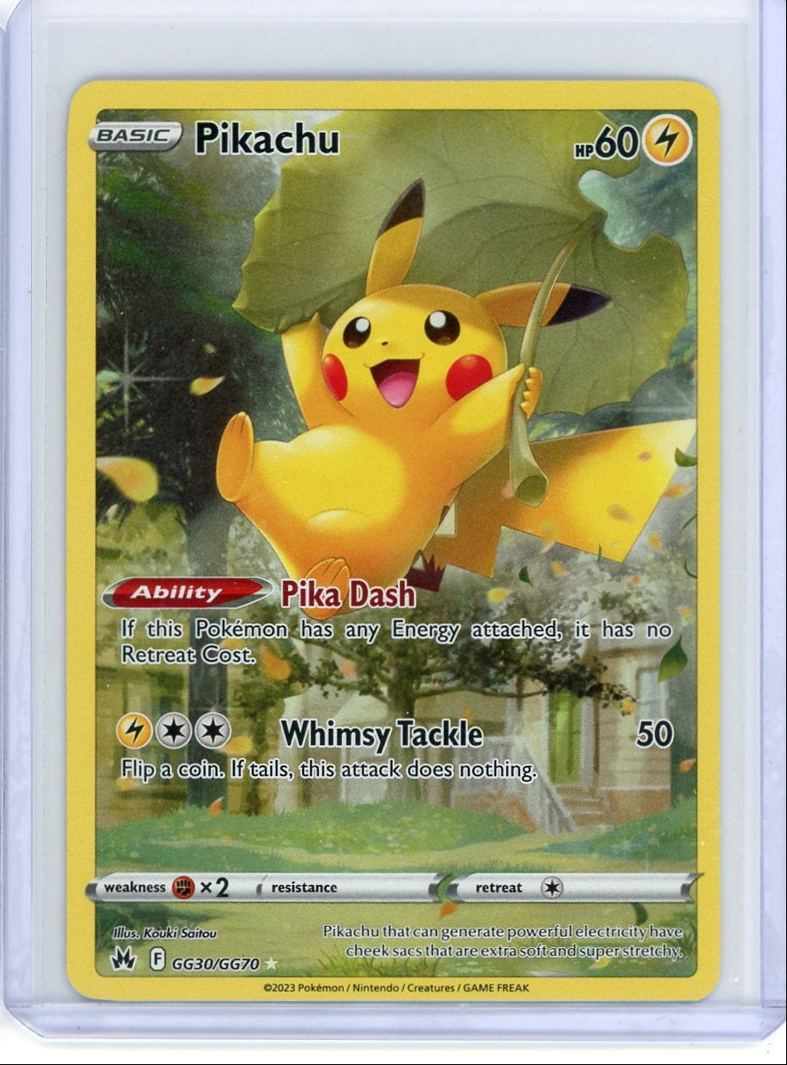 Pikachu Pokémon Crown Zenith Galarian Gallery #GG30/GG70