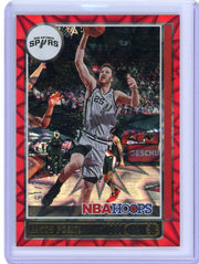 Jakob Poeltl 2021-22 Panini NBA Hoops red explosion #'d 04/15
