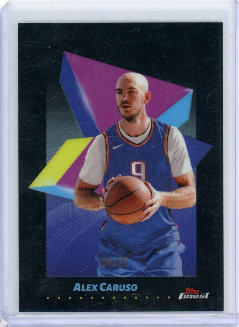 Alex Caruso 2024-25 Topps Finest black ref. 