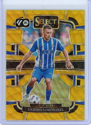 Andoni Gorosabel 2024-25 Panini Select La Liga gold wave prizm #'d 08/10