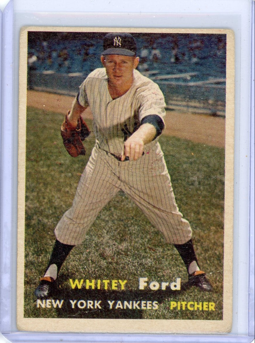 Whitey Ford 1957 Topps #25