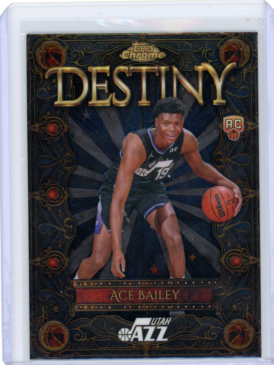 Ace Bailey 2025-26 Topps Chrome Destiny RC