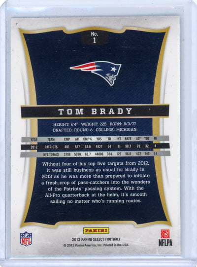 Tom Brady 2013 Panini Select #1