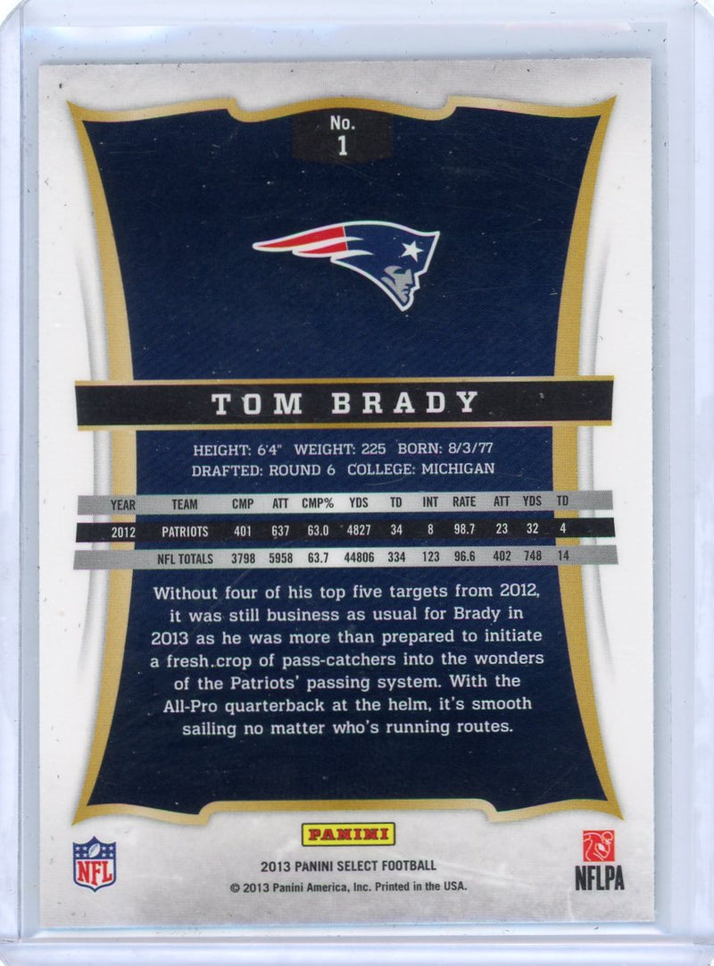Tom Brady 2013 Panini Select 