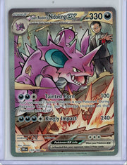Team Rocket's Nidoking ex Pokémon Destined Rivals Special Illustration Rare #233/182
