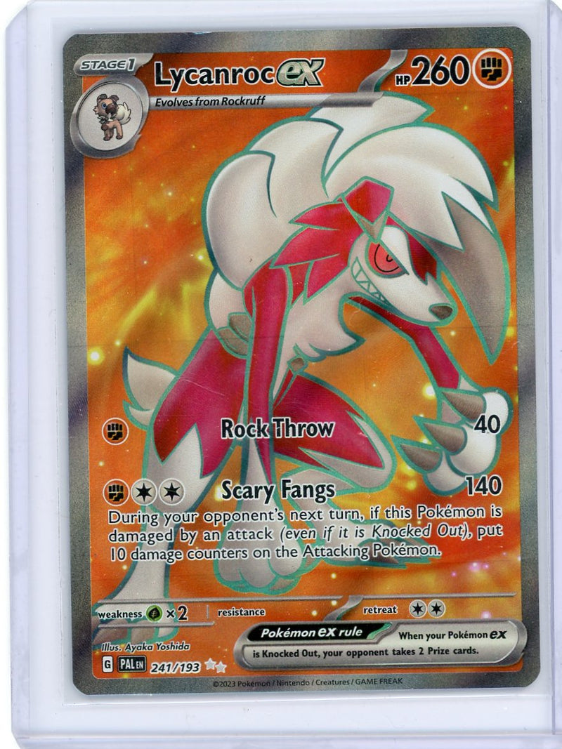 Lycanroc EX 2023 Pokémon Paldea Evolved rare holo 241/193