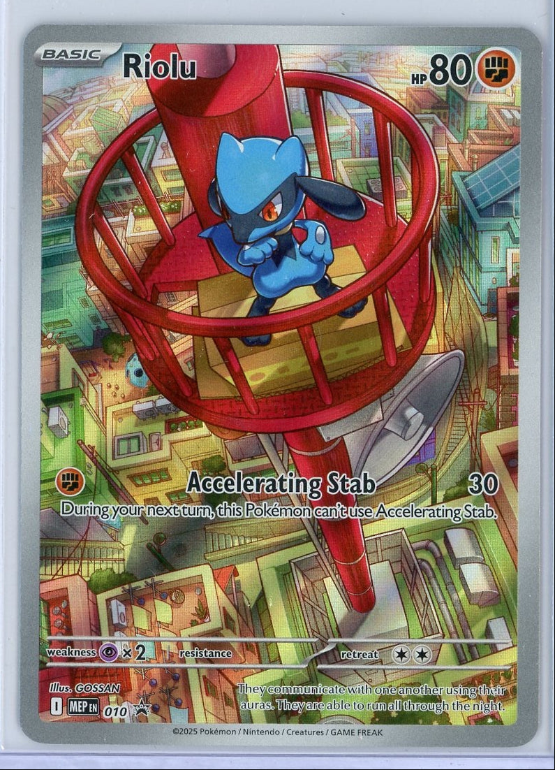 Riolu Pokémon Mega Evolution Black Star Promo #010