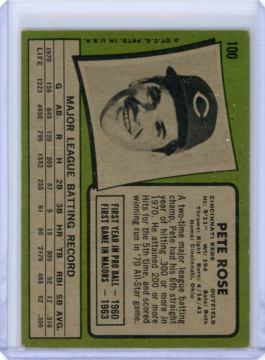 Pete Rose 1971 Topps #100