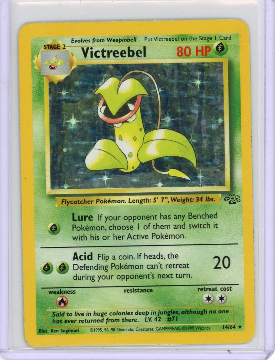 Victreebel Pokemon Jungle holo #14/64 MP
