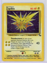 Zapdos Pokemon Fossil holo #15/62 HP/DMG