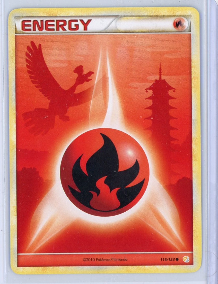 Fire Energy Pokémon Heart Gold Soul Silver #116/123