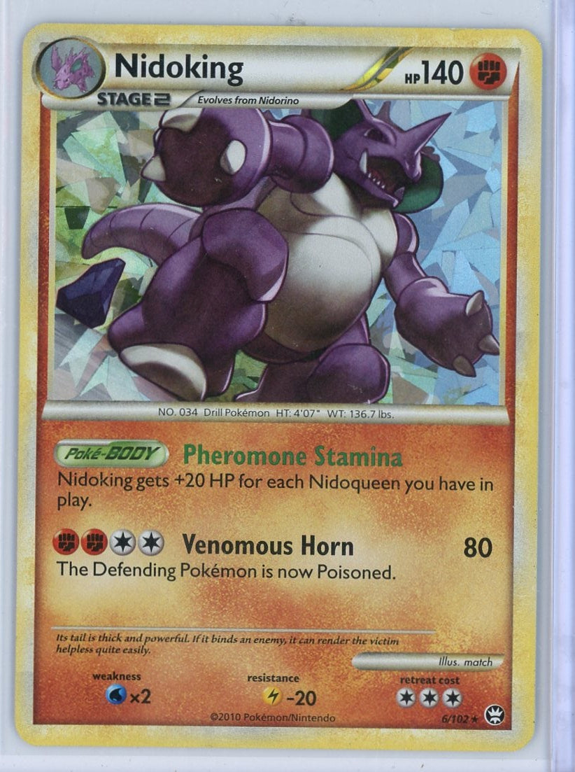 Nidoking Pokémon Cracked Ice Deck Exclusives #6/102