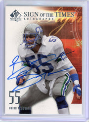 Brian Bosworth 2004 Upper Deck SP Authentic Sign of the Times