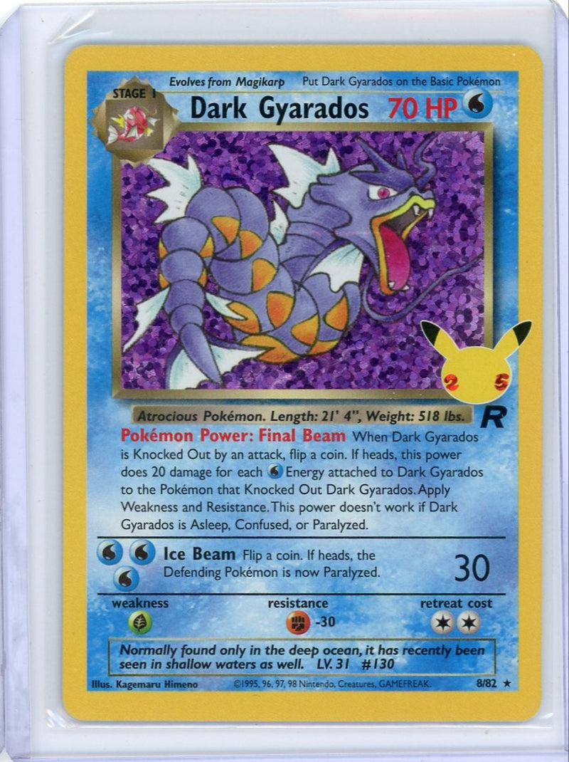 Dark Gyarados 2021 Pokemon Celebrations Classic Collection 