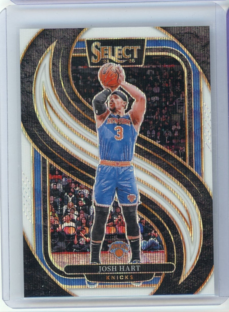 Josh Hart 2024-25 Panini Select white prizm 