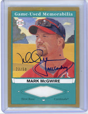 Mark McGwire 2003 Upper Deck Play Ball Game-Used Memorabilia autograph inscribed #'d 23/50