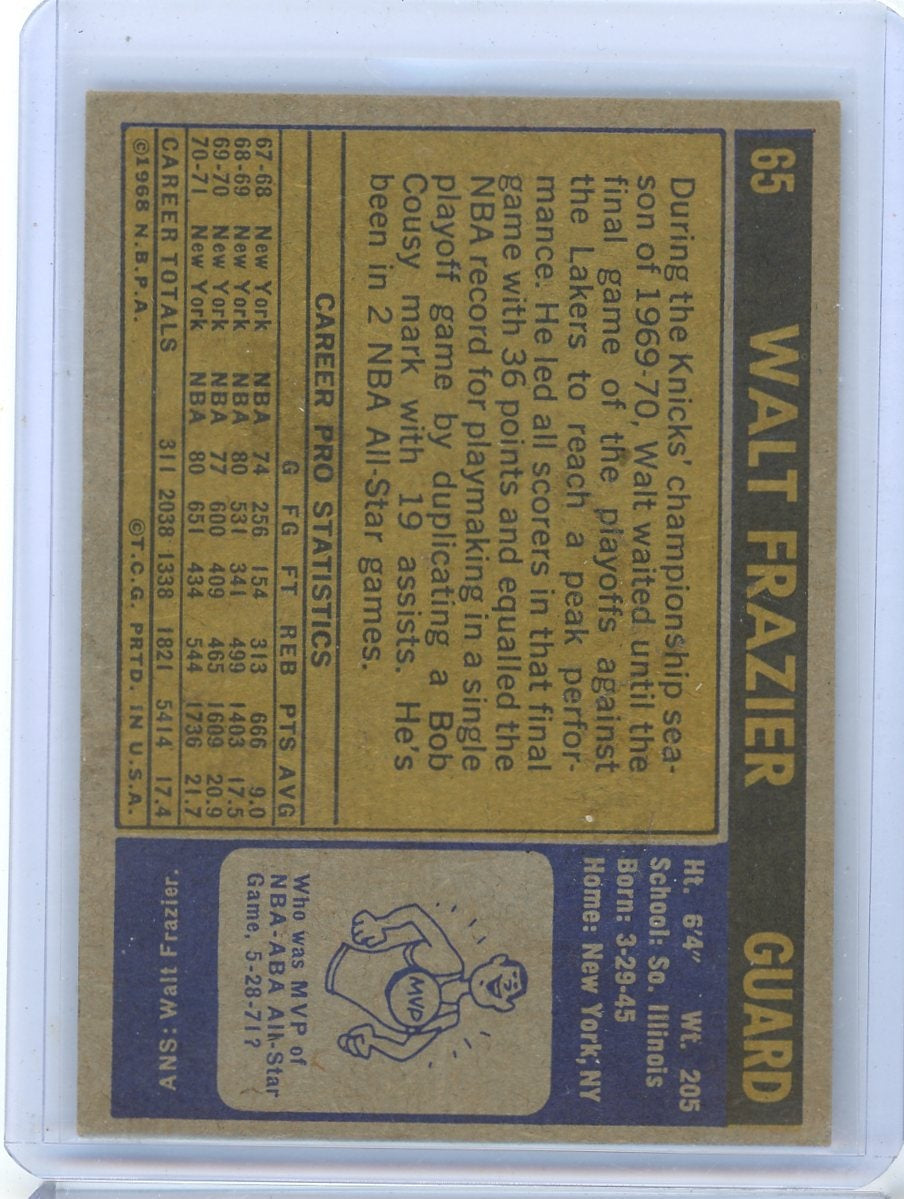 Walt Frazier 1971 Topps #65