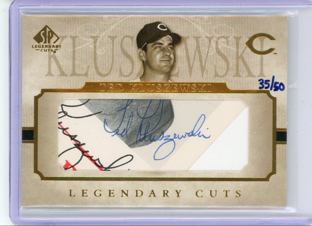 Ted Kluszewski 2005 Upper Deck SP Legendary Cuts #'d 35/50