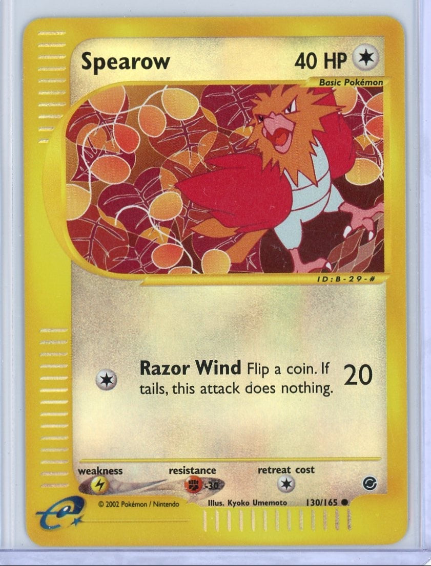 Spearow Pokémon Expedition Reverse Holo #130/165