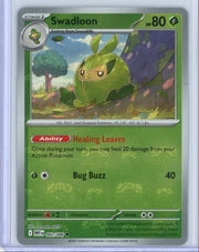 Swadloon Pokémon White Flare Master Ball Holo #002/086