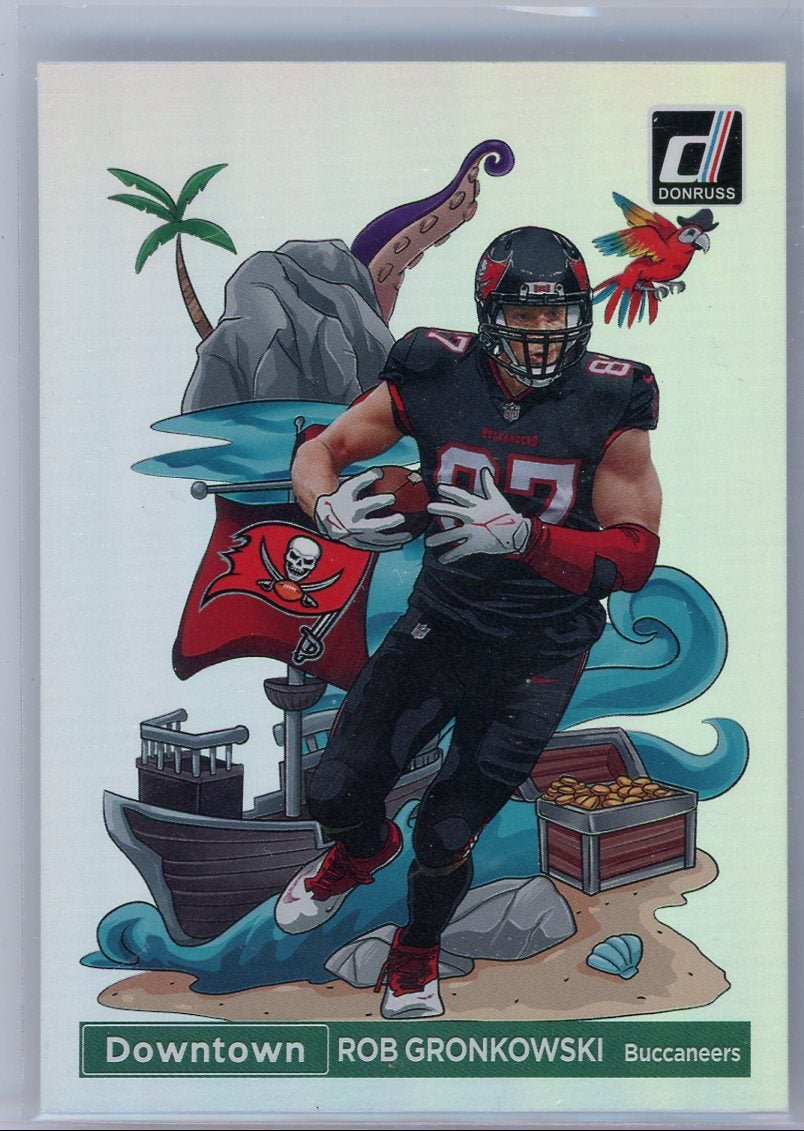 Rob Gronkowski 2022 Panini Donruss Downtown