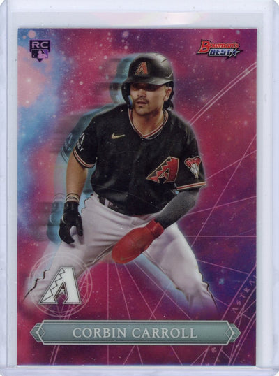 Corbin Carroll 2023 Bowman's Best Astral Projections rookie card