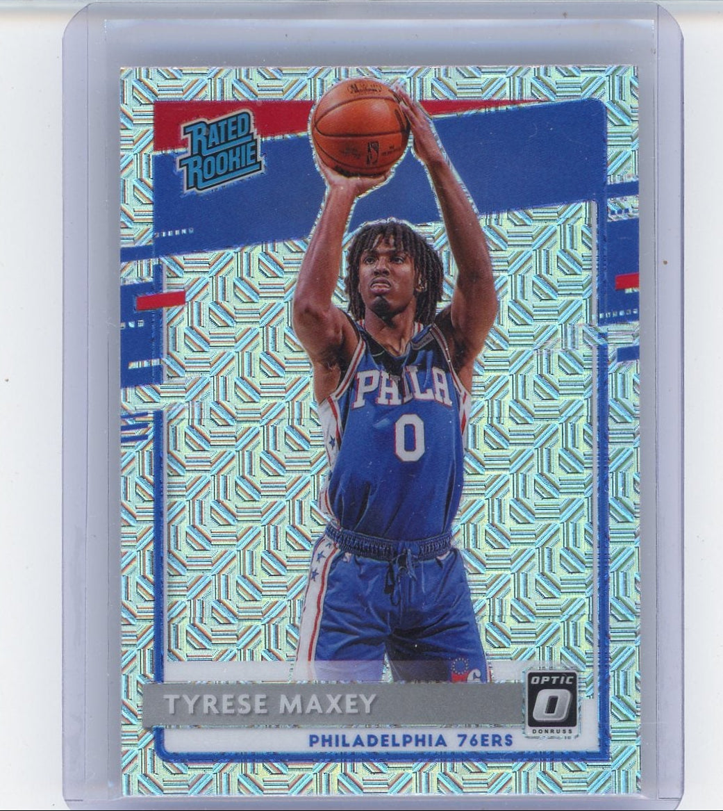 Tyrese Maxey 2020-21 Panini Donruss Optic Choice RC