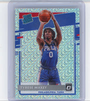 Tyrese Maxey 2020-21 Panini Donruss Optic Choice RC