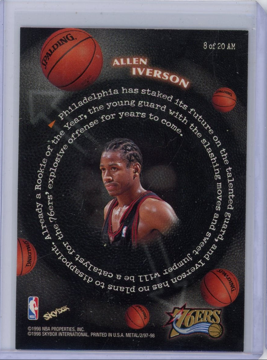 Allen Iverson 1997-98 Metal Universe All Millenium