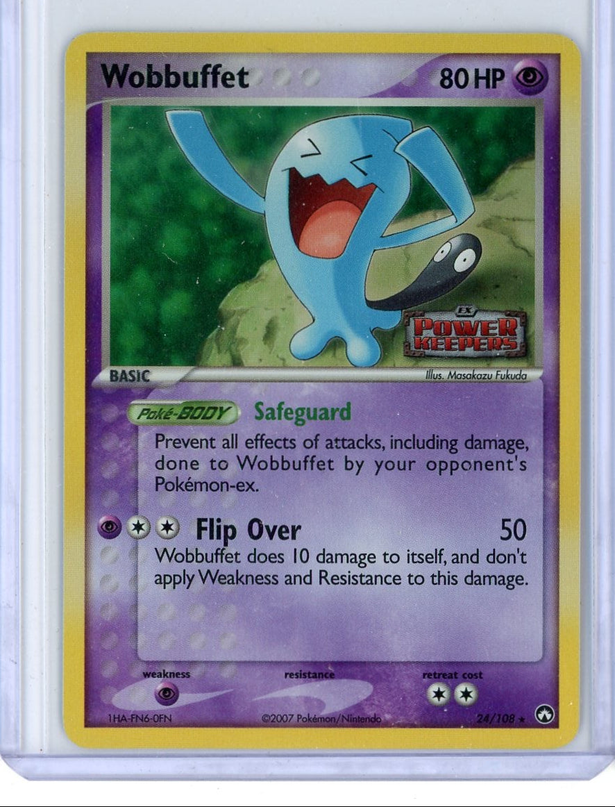 Wobbuffet Pokémon EX Power Keepers Reverse Holo #24/108