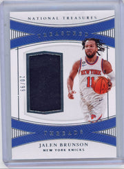 Jalen Brunson 2022-23 Panini National Treasures Treasured relic #'d 20/99