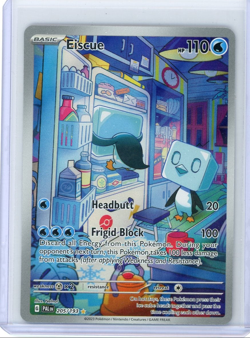 Eiscue Pokémon Paldea Evolved Illustration #205/193
