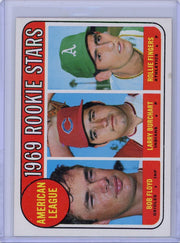 Rollie Fingers/Larry Burchart/Bob Floyd 1969 Topps AL Rookie Stars #597